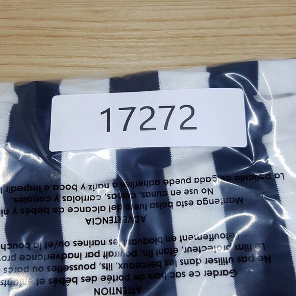 JOSHUA SANDERS Shirt Mens XL Navy White Stripe Smiley Face Pixel Tee $156 - Picture 8 of 8